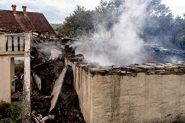 Professional Fire Damage Removal technician working in Montrose, VA